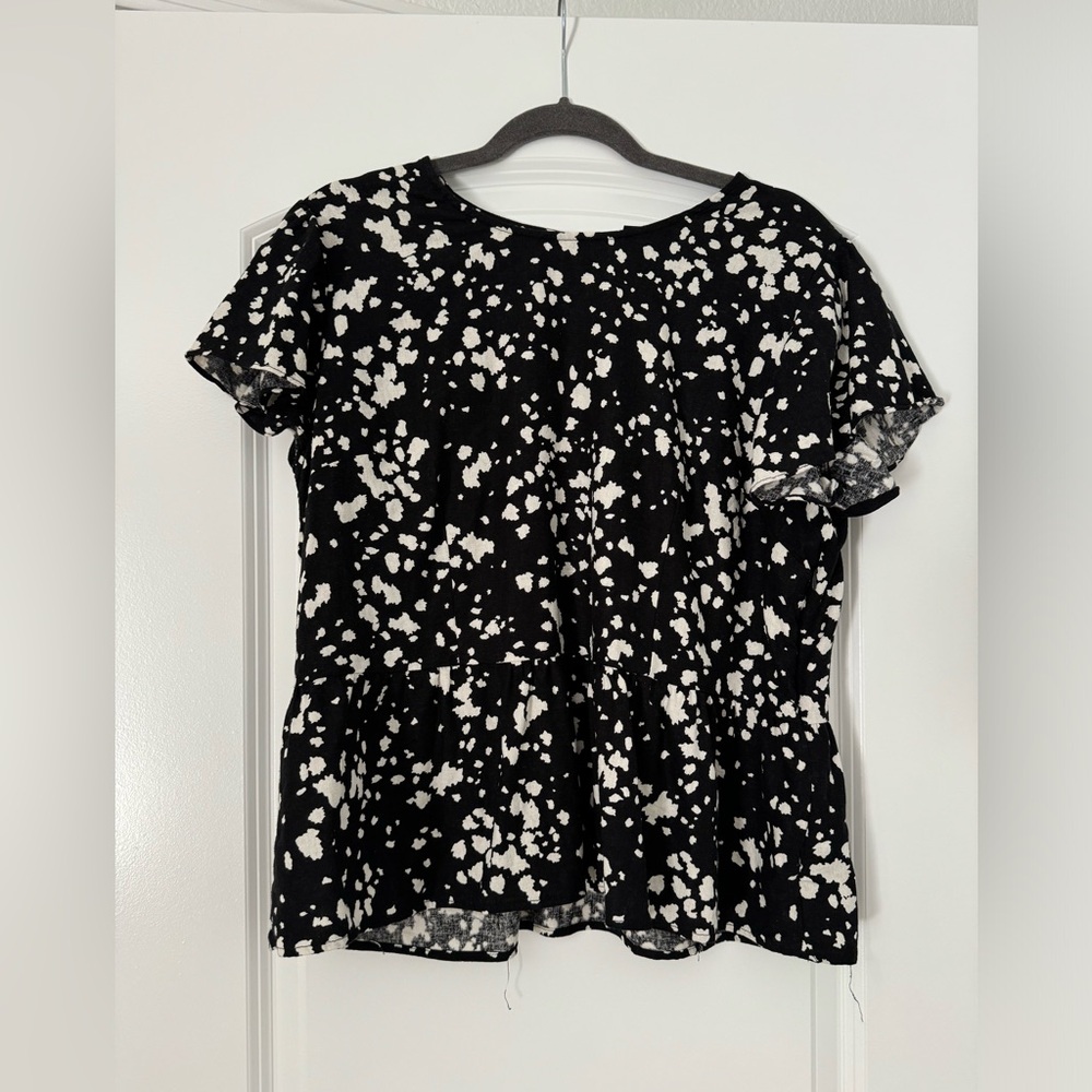 Who What Wear Peplum Top